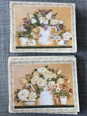 Kathryn White Floral 13 Blank Note Cards Roses Hydrangea Envelopes